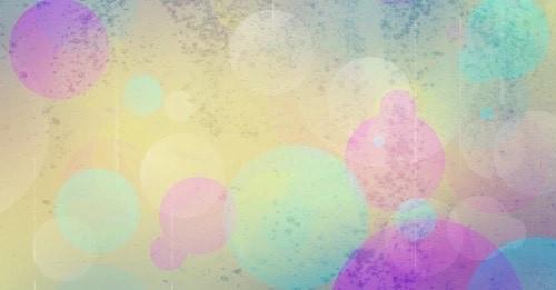 bubbles floating around
